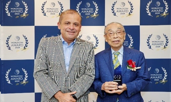 弊社の代表取締役会長がWORLDCOM AWARDを受賞しました。